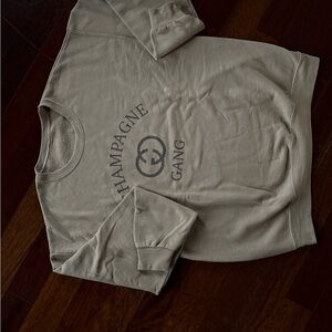 Champagne Gang Beige Sweatshirt